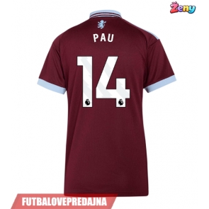Lacne Ženy Futbalové dres Aston Villa Pau Torres #14 2026-27 Krátky Rukáv - Domáci